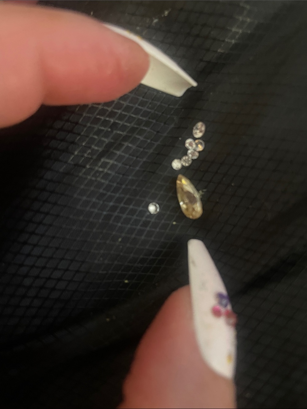 Loose stones, natural, tiny diamonds, lab created 1ct yellow diamond